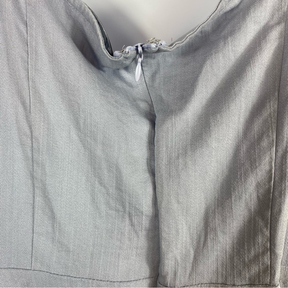 LuLu’s Medium Dress Elsie Dusty Blue‎ Pretty Puff Sleeve Lined - Picture 11 of 13